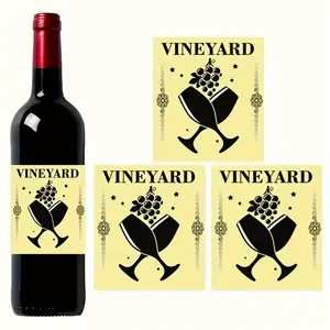 24-Piece Fun Prescription Wine Labels, Festive Humorous Birthday Memorial Gift Bottle Tags, Unique Party Favor Decorations