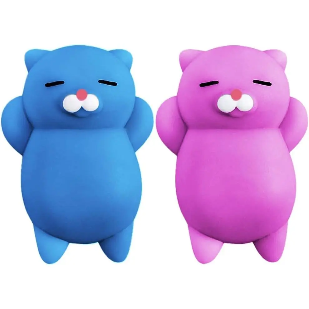 Nutty Toys Squishy Cat Set - 2" Soft Silicone Kawaii Kitties, Top Stress Relief Toy 2026 Unique Gifts for Teens Kids Women Men Adults Best Teenage Girls Teen Boy Tween Valentines Day, Easter Gift Idea