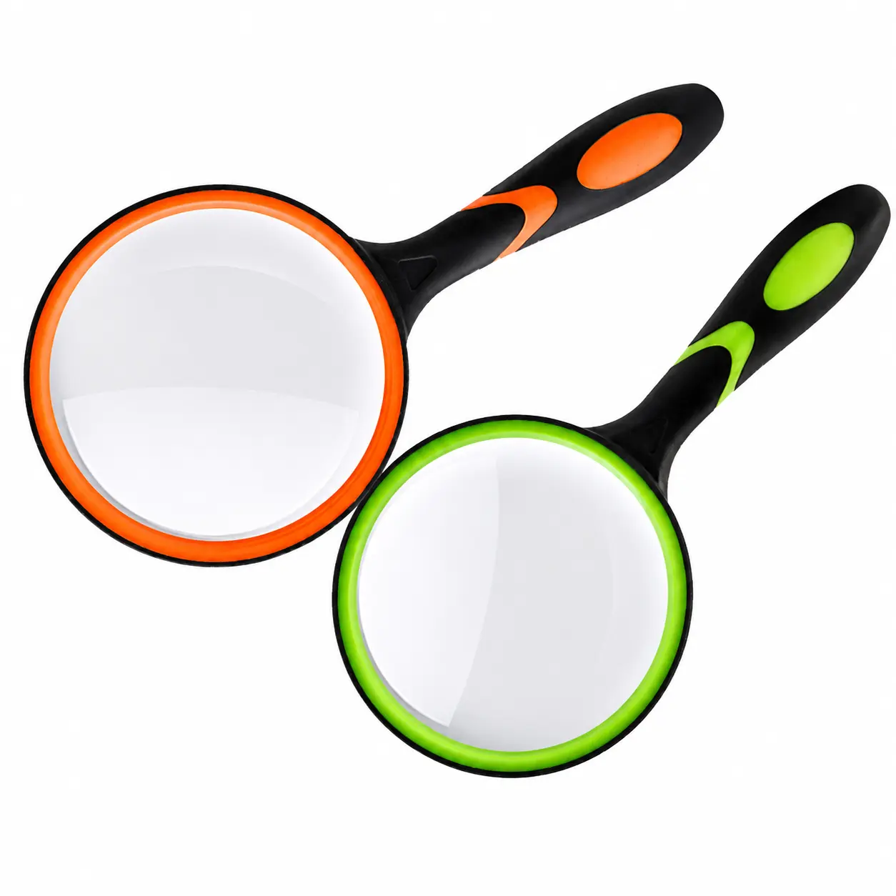Premium Handheld Magnifying Glass with 5X and 10X Optical Lenses for Reading, Studying, Science Experiments, and Daily Use—Lightweight, Portable, and Ideal for Seniors, Students, and Children