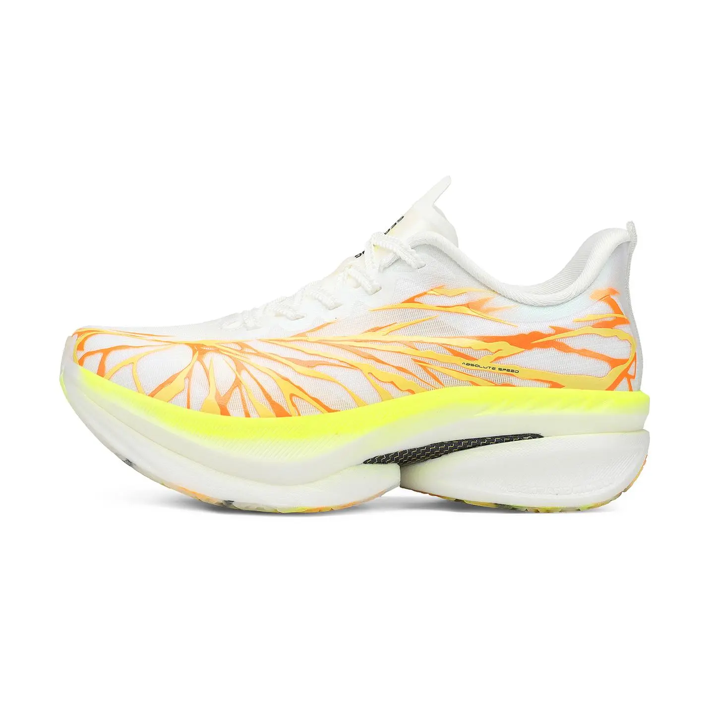 Men's Summer Fluorescent Carbon Plate Running Shoes, Breathable TPU Mesh Shock-Absorbing Lightweight Training Sneakers, Wear-Resistant CPU Sole Big Size Athletic Footwear