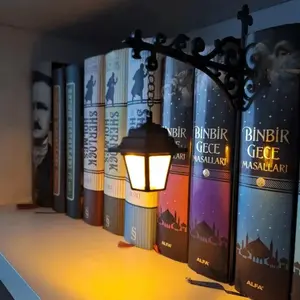 Library Lantern-Decorative Bookshelf LightingReading Book Shelf Lights for Bookworms,Vintage Fantasy Book Nook Lamp, for StudyReading Corner Home Library