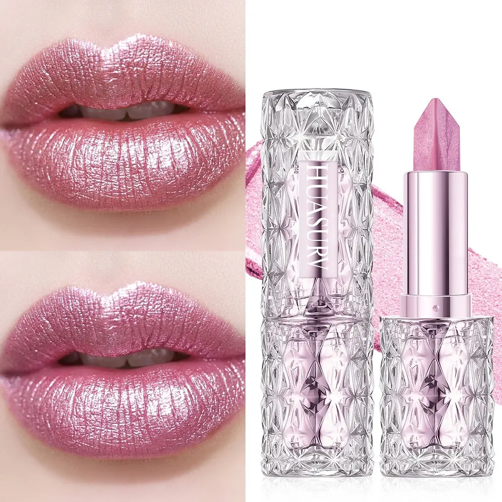 Huasurv Gradient Lipstick, Long-Lasting Natural Finish, Moisturizing Tinted Balm, Perfect for Weddings, Christmas, Valentine's Day, Hs2310-503