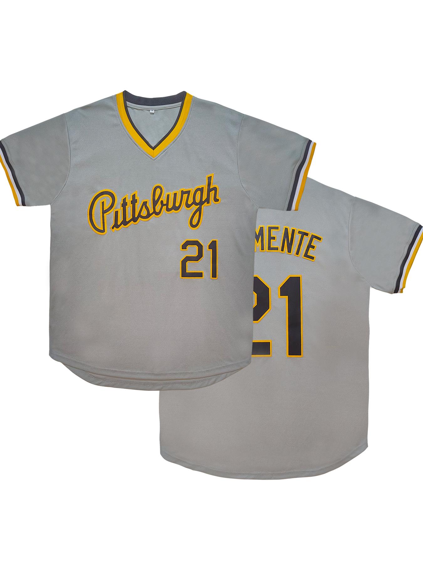 Men's Letter & Number Embroidered Baseball Jersey, Casual Breathable Short Sleeve Baseball Top for Training Competition Party, Mens Sportswear for Spring & Fall