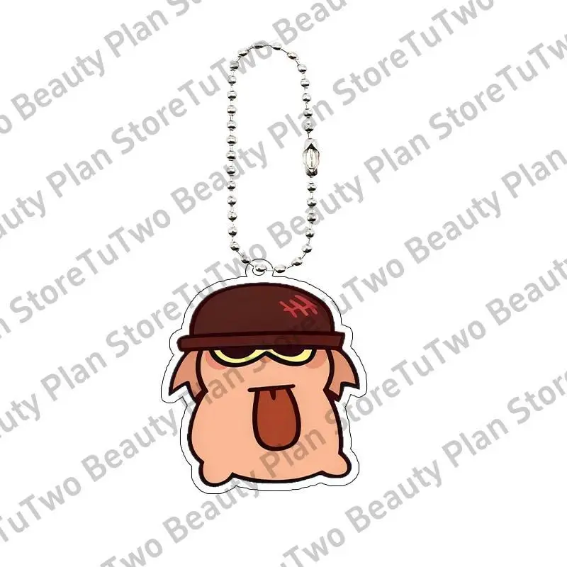 Cartoon Cute Sprunki Anime Acrylic Keychain - Double Ring D1 D2 D3 D9 Kawaii Figurine Home Decor, Bag Pendant Charm, Student Toy Gift Accessory, Figure, Cartoon Characters