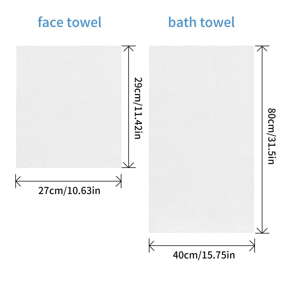 12-Pack Compressed, Quick Drying, Super Absorbent Towel Extra Large Thick Travel & Home Use, Compact Foldable Washcloths, Ideal for Daily Hygiene Essentials