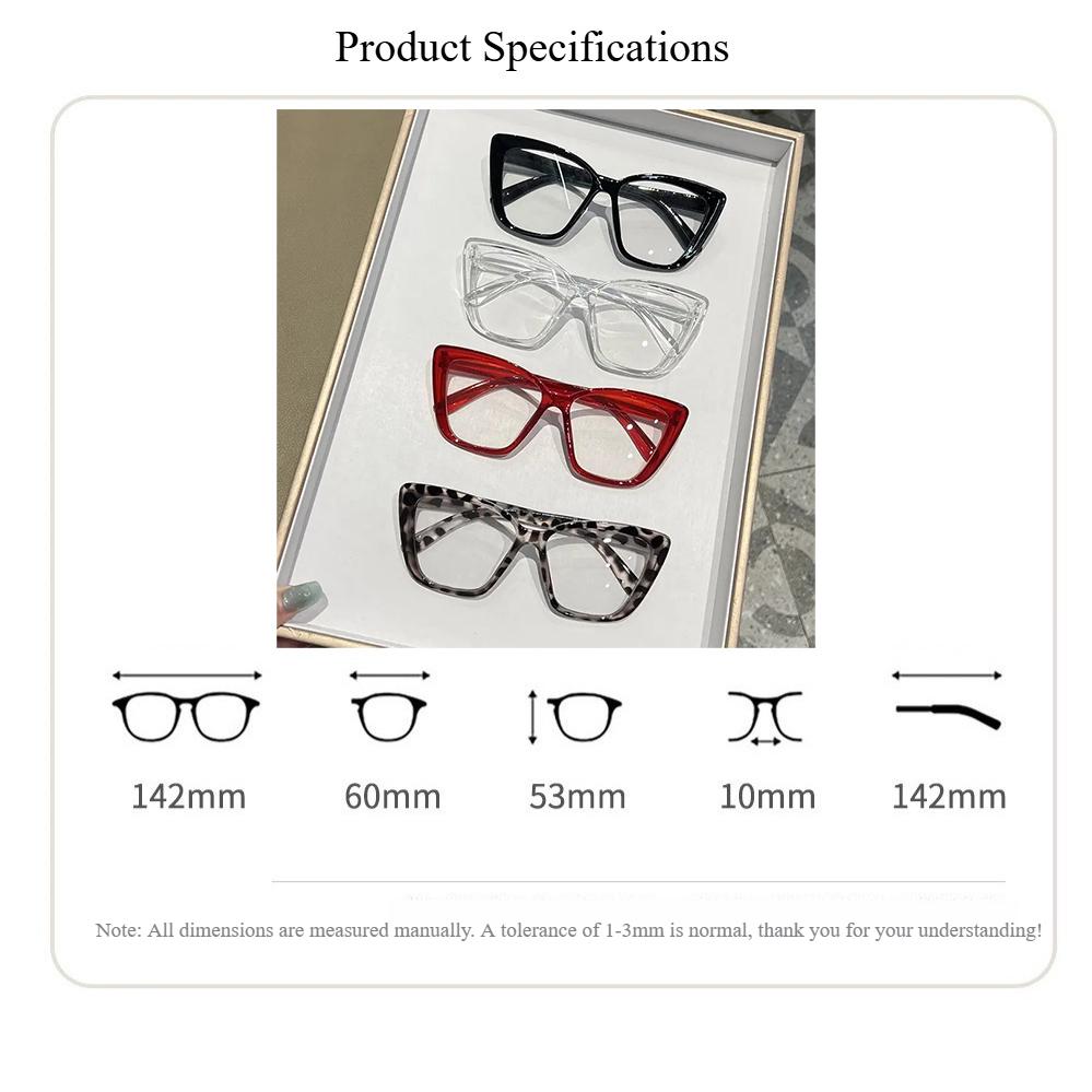 4-Pack Unisex Fashion Blue Light Blocking Glasses, Oversized Cat Eye & Square Frame Styling, Clear Lens Eye Protection Eyewear, Comfort Lightweight Design Perfect for Daily Wear, Work, Screen Use & Casual Outfits