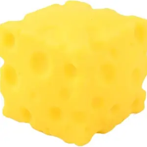Cheese Squeeze Toy, Soft Fun Stress Relief Toy, Bouncy Sensory Toy, Helps Relax and Focus, Suitable for Adults and Children