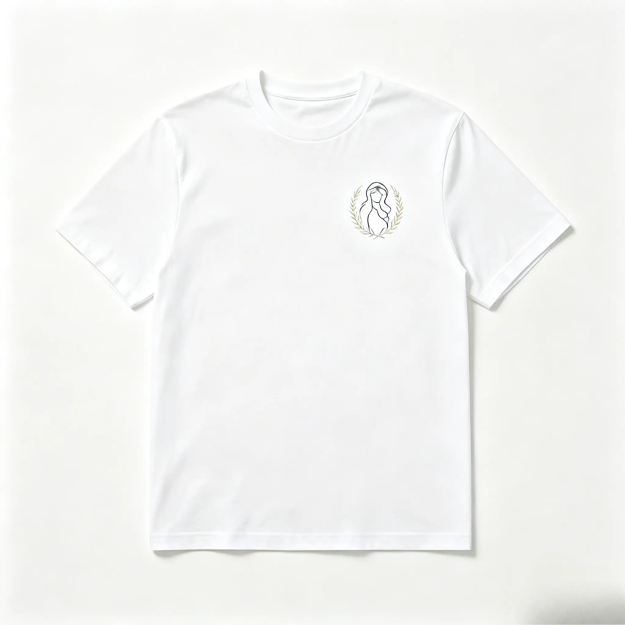 Virgo Zodiac Line Art Pocket Graphic Oversized Cotton T-Shirt, Fashion Casual Outfit, Perfect Valentine's Day Holiday Gift For Him Her Family Friends