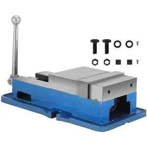 VEVOR 6'' ACCU Lock Vise for Precision, Milling Vice with 6 Inch Jaw for Drill Press, Milling Drilling Bench Clamp Vice