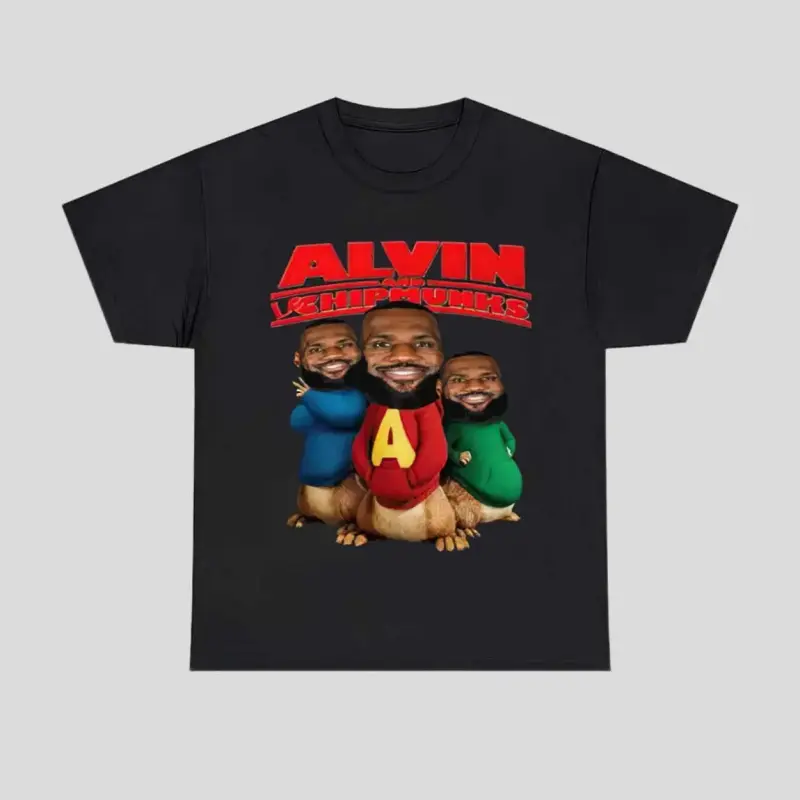 Lebron James Alvin And Chipmunks Shirt graphic tee