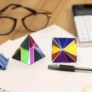 Optical Color Cube Prism - 40mm Science Toy for Kids & Adults | Fun Educational STEM Experiment, Rainbow Maker, Photography Prop | Crystal Prism for Light Refraction