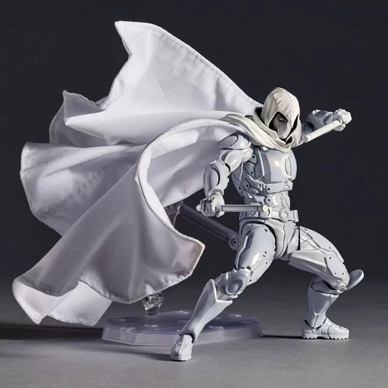 Moon Knight Figure Revoltech AMAZING YAMAGUCHI Avengers Marc Spector Winter Soldier Action Figurine PVC Movable Model Toys Gifts