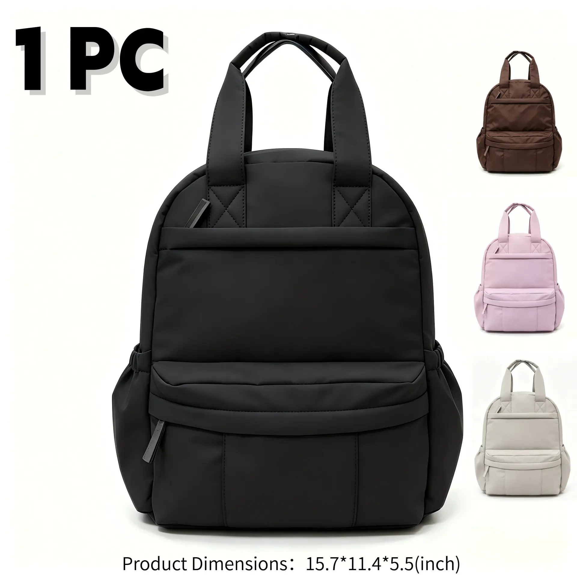 [NEW IN]Quilted Puffer Backpack – Waterproof Nylon Large Capacity Travel Gym Bag