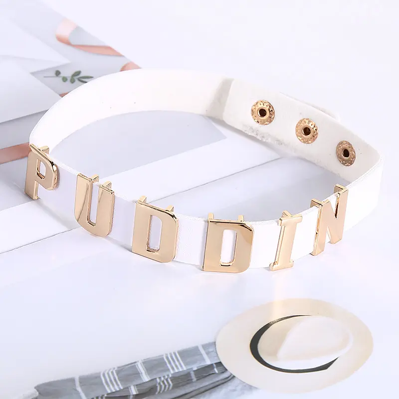White snap fasteners