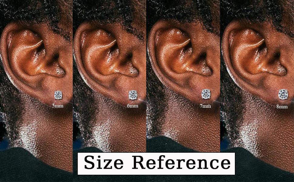 2 Pairs Stainless Steel Magnetic Stud Earrings for Men Women Non-piercing CZ Earrings Set Trend Jewelry Gifts Hypoallergenic 5-8MM 2 Pairs Stainless Steel Magnetic Stud Earrings for Men Women Non-piercing CZ Earrings Set Trend Jewelry Gifts Hypoallergenic 5-8MM