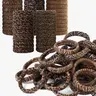 Women's Leopard Print Elastic Hair Bands, Soft Stretch Scrunchies for Thick Hair, Ponytail Holders, 2 Inch Diameter, 5 Colors Available, Leopard Print Hairband #GLOBAL PICKS