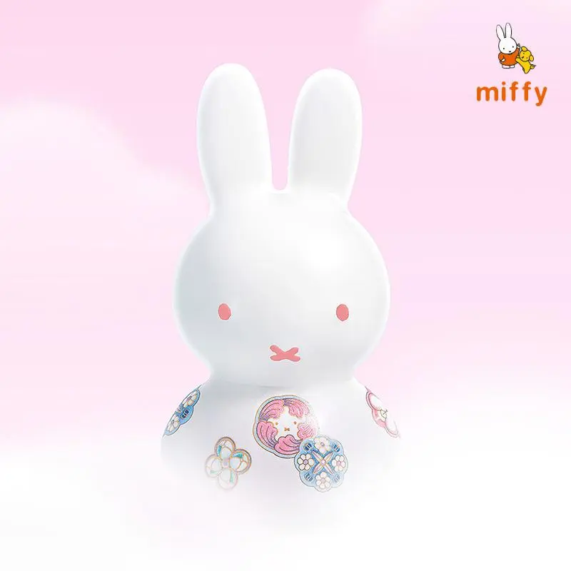 Kawaii Miffy Ceramics Figurine Creative High Quality Desktop Decoration Dopamine Statue Model Collection Toys Anime Accessories