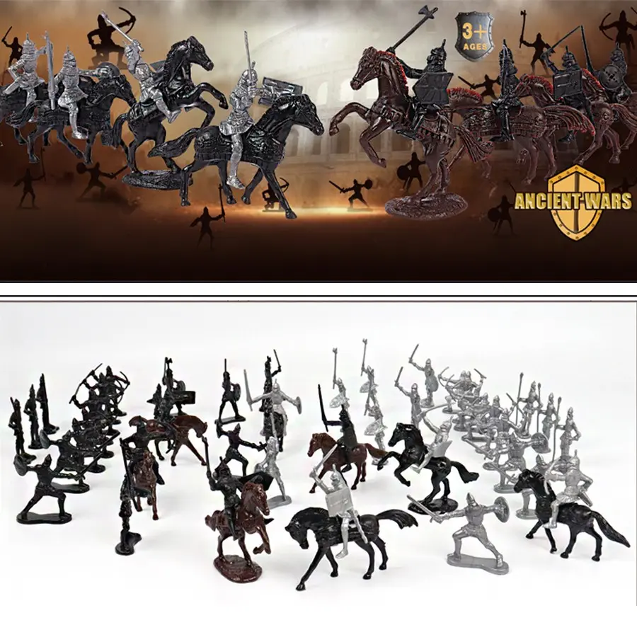 European Medieval Soldiers Toy Set, 32-239 Pieces, Build Historical Battle Scenes,Set up a simulated medieval European battlefield—perfect for children to stage mock battles and formation drills; desktop ornament，ideal for boys' combat play.Holiday Gifts