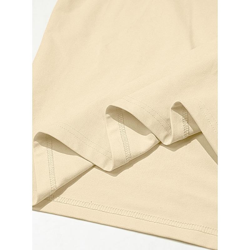 Summer Men's Simple Solid Color Fashion Leisure Sports Fit Inside Wholesale Short-sleeved T-shirt Men