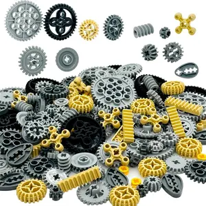 Technical Parts Wheels Gears Building Blocks Accessories Pieces kit Construction Toys Set for Kids 6yrs+ Compatible with Major Brandsfidget toys