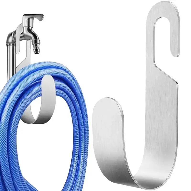 304 Stainless Steel Faucet Hook Courtyard Hose Storage Rack Household Outdoor Water Pipe Bracket