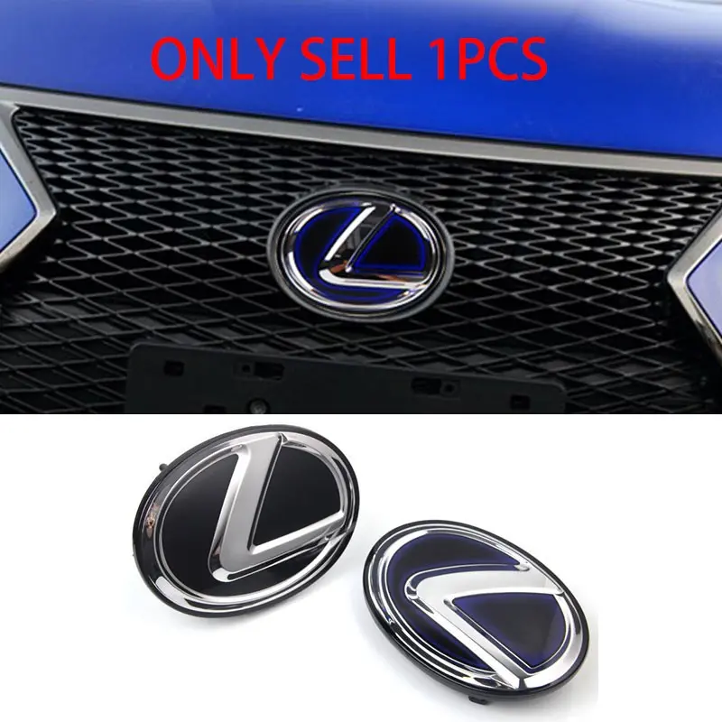 1pcs Lexus Front Rear Emblem Crystal Badge, Suitable for Lexus Lx570 Rx300 Nx Is Ls 400 Hybrid, Customizable Car Sticker, Vehicle Exterior Decoration