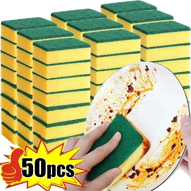 Multifunctional Kitchen Cleaning Sponges, Dual-Sided Non-Scratch Pad, Household Cleaning Tool, Dishwasher Safe, Suitable for Floor and Furniture Care, Dishwashing Sponge, Multipurpose Kitchen Sponges