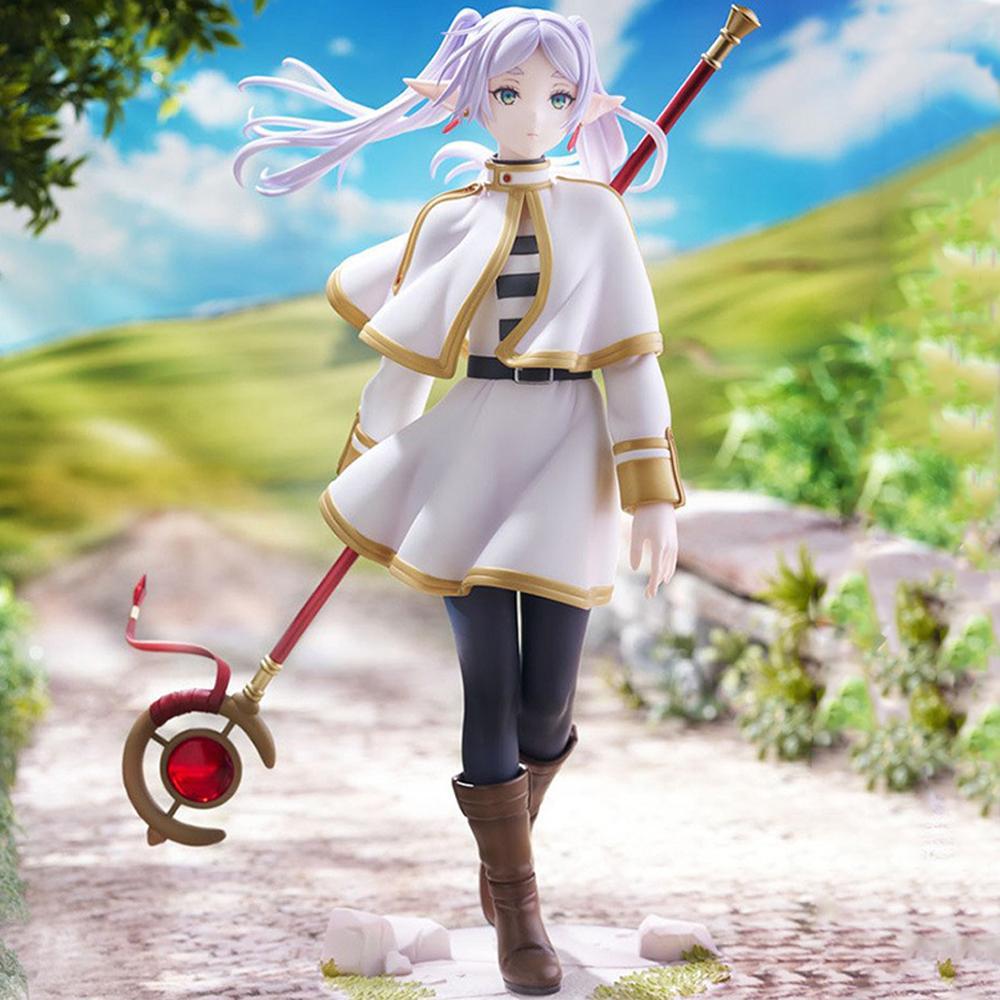 Anime Frieren Figurine Frieren Action Figure with Acrylic Display Case Desktop Decorate statue Anime Gifts Anime Frieren Figurine Frieren Action Figure with Acrylic Display Case Desktop Decorate statue Anime Gifts