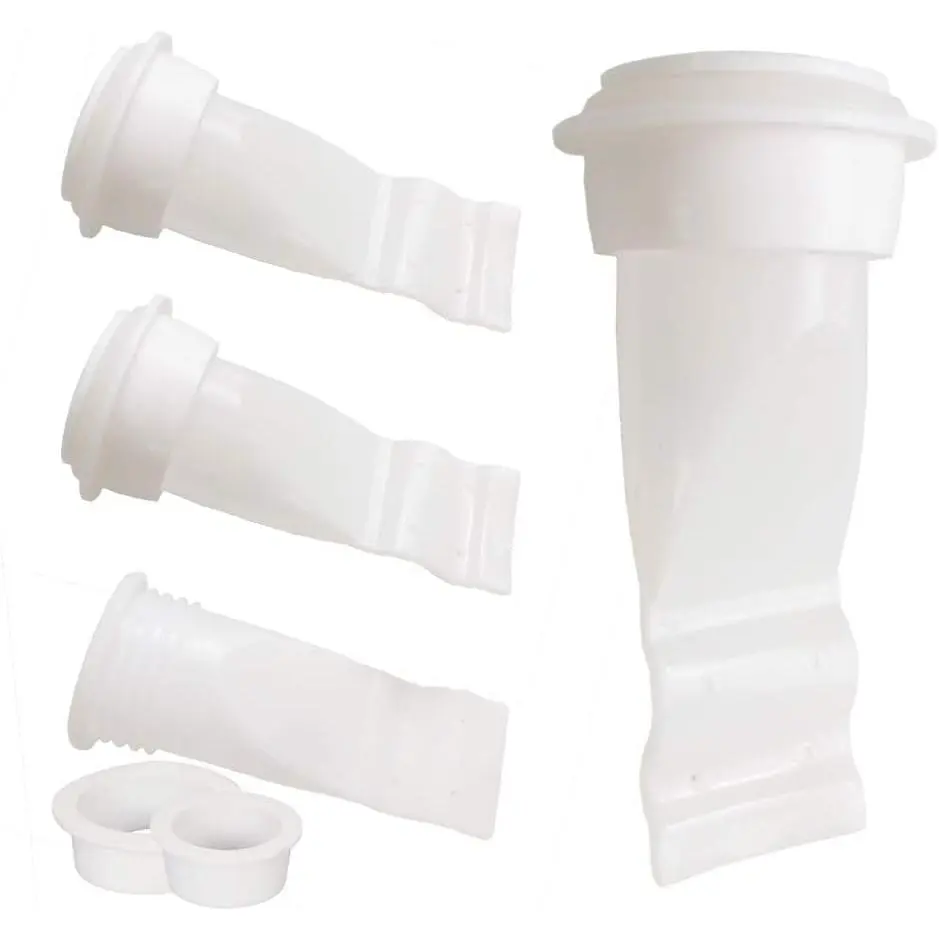 Drain Backflow Preventer,  Way Valve, Adjustable  Sink Floor Drain  for Pipes Tubes in Toilet Bathroom Kitchen (White-4)