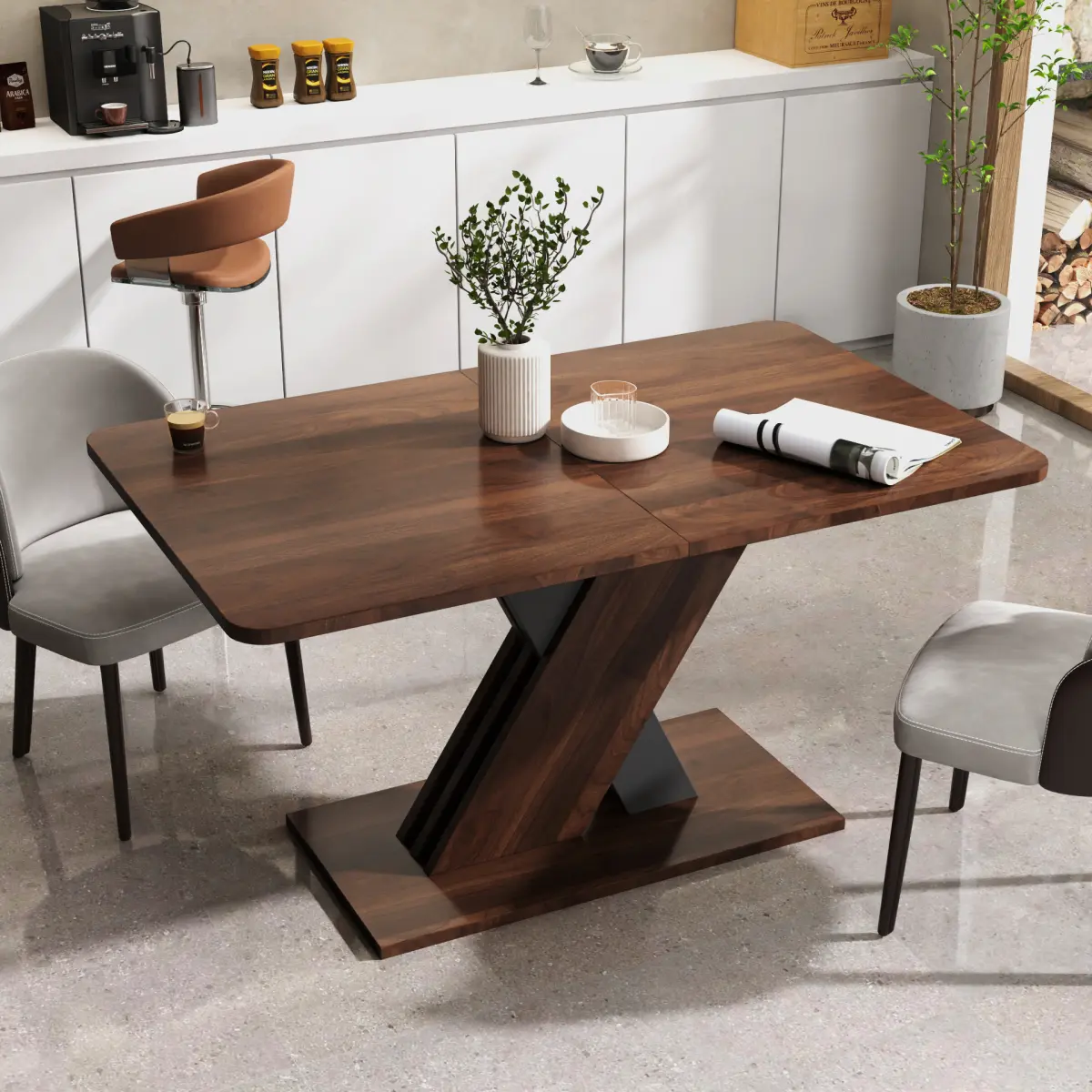 Multifunctional extendable console table