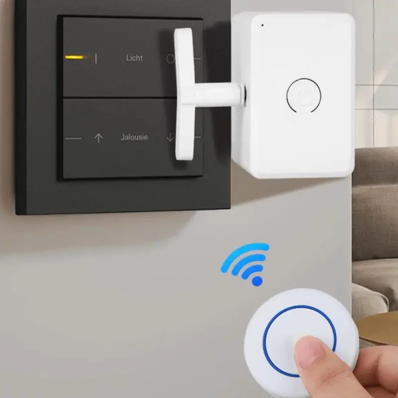 Wireless Remote Control Switch Automatic Button Pusher Lazy ON/OFF Controller for Lights And Tools No Wiring Needed