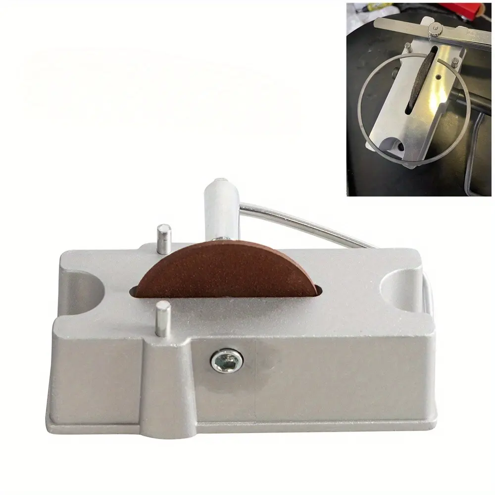66785 Manual Piston Ring Filer, 120 Grit Aluminum Piston Ring Grinder Tool Kit, for Correct Piston Ring End Gap, Engine Assembly Accessories, 66786