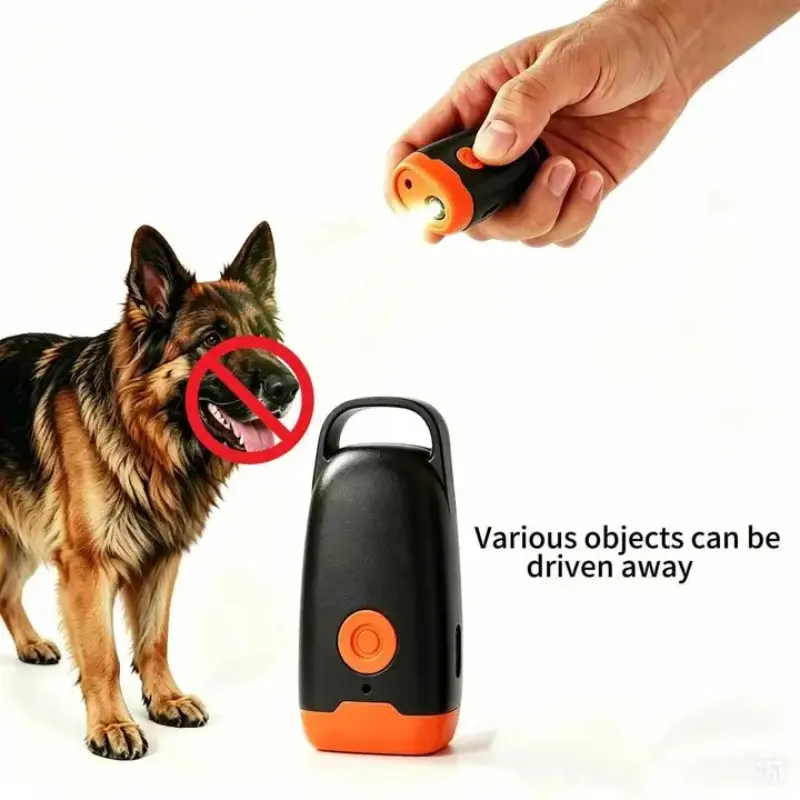 2026 NEW Ultrasonic Dog Repeller - Dual-Head Sonic Anti-Barking Device with Flashlight, Effective Dog Deterrent Tool for Pets