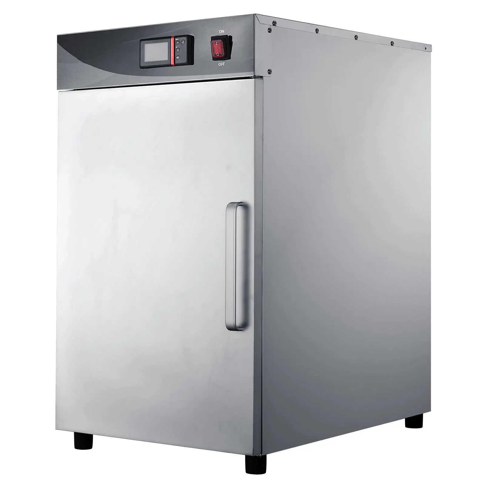 Electric Hot Box Food Warmer, 5-Tier Commercial Warming Cabinet with Water Tray, Single-Door and Adjustable Shelves, Stainless Steel Food Warmer Cabinet, for Restaurant, Kitchen, Pizza, Chicken