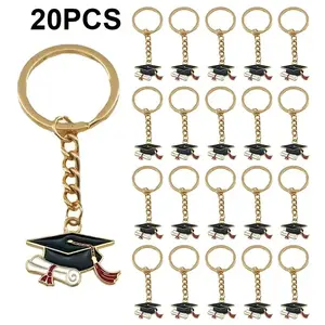 Graduation Cap Keychain, Metal Material, Graduation Accessories, Perfect for Graduation Gifts, Backpack, Phone, Car Decoration, Gift for Classmates and Teachers, Keychain For Bags
