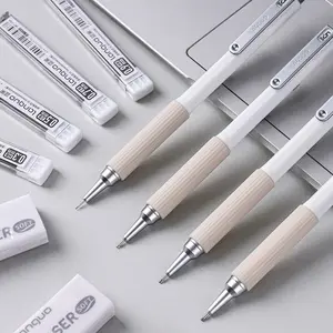 Mechanical Pencil Set Second Generation 0.3/0.5/0.7/0.9, with Eraser Lead, Ideal for Writing, Drawing, School, Office Supplies, Kids Art