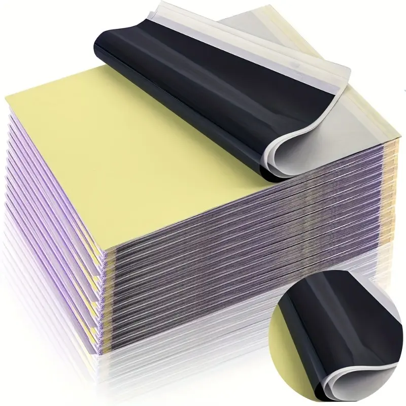 Tattoo Supplies, A4 Professional Tattoo Thermal Transfer Paper, 4-Layer Clear Stencil Transfer Paper, Ideal for Tattoo Studios & Beginners