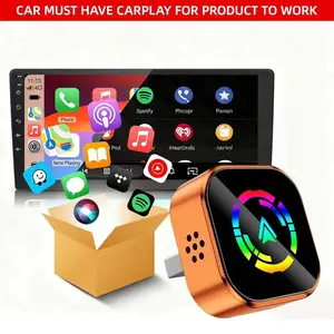 2026 Wireless Carplay Adapter for iPhone/android, Fast Connection, No Delay, Hands-Free Call, Bluetooth-compatible, Metal Enclosure, Digital Signal/network, Carplay Converter