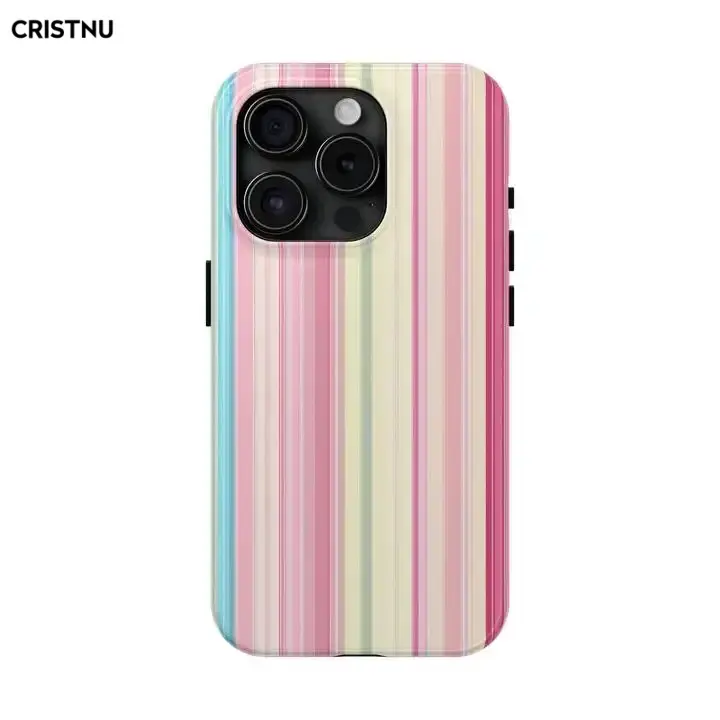 CRISTNU for MagSafe Soft and Vibrant striped dual-layer protective case, Magnetic Compatible, a sturdy and durable protective case,for iPhone 17ProMax,for iPhone16, 15, 14, for iPhone13ProMax, 12, 11,17air,16e.Summer phone case, Beach Pho