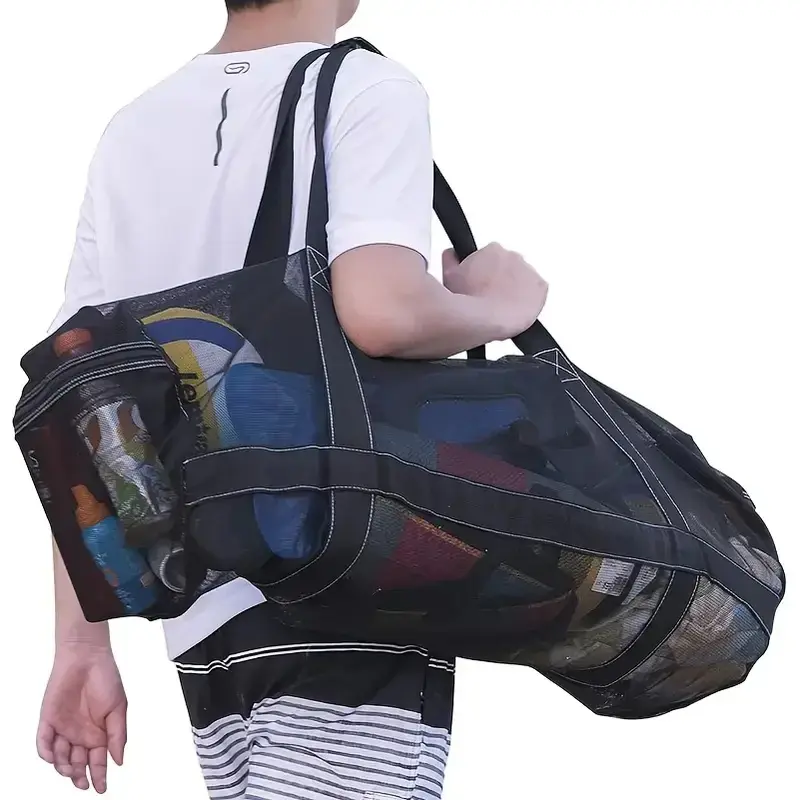 100L Extra Large Capacity Mesh Diving Bag Surfing Snorkeling Fins Equipment Storage Dry Bag Beach Swimming Duffle Bag