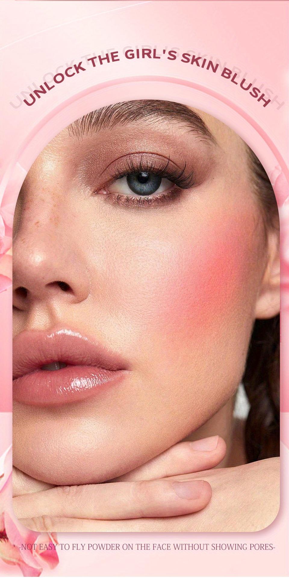 3D Three-dimensional Rose Highlight Powder Blusher High Gloss Glitter Improves The Look Nude Makeup Easy to Color Highlight Powder Face Contour Makeup Festival Party Music Festival Basic Makeup Valentine's Day Gift