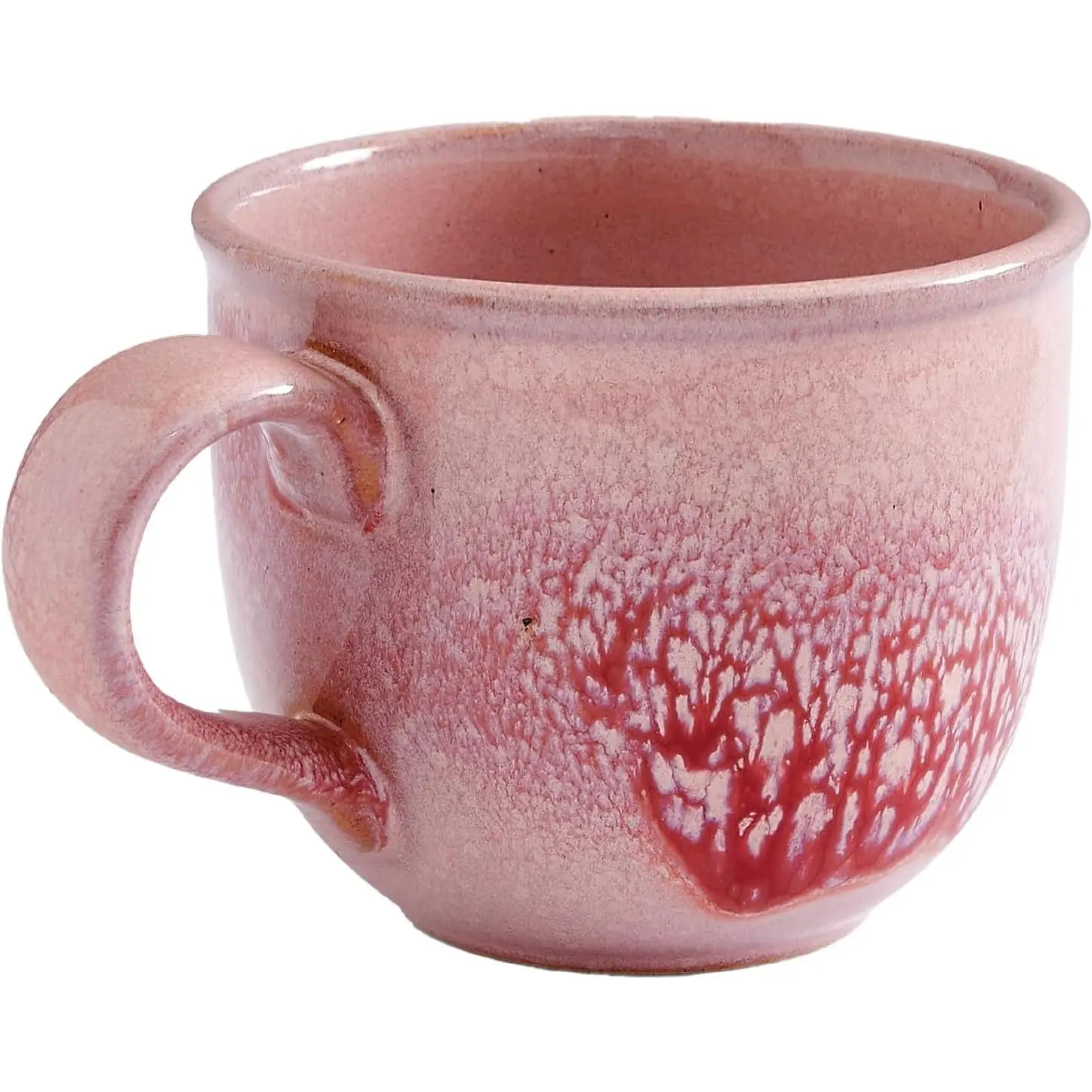 Minerals 12 oz Rose Quartz Mug – Durable Stoneware Coffee Cup with Reactive  Finish, Stylish Ceramic Mug,  for Mom  Mother’s Day, Cozy Brunch Mornings & Café Style  Use