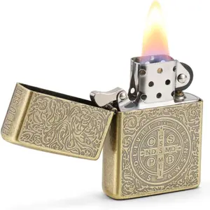Zorro Constantine Lighter, Vintage Antique Kerosene Lighters with St, Retro Old School Lighter for Men (Sold Petrol)