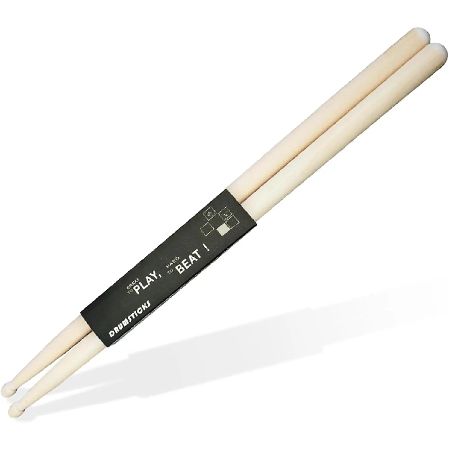 Drum Sticks ,5A Drumsticks for Drums,Oval  Tip Non-slip(1 Pair)