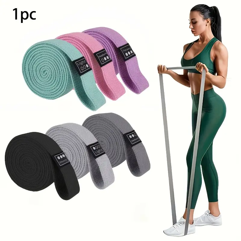 1Pc fitness elastic belt - resistance belt fitness stretching training tension belt - yoga fitness tension belt, strength training auxiliary elastic fitness rope, lightweight fitness equipment, suitable for fitness enthusiasts and yoga practitioners