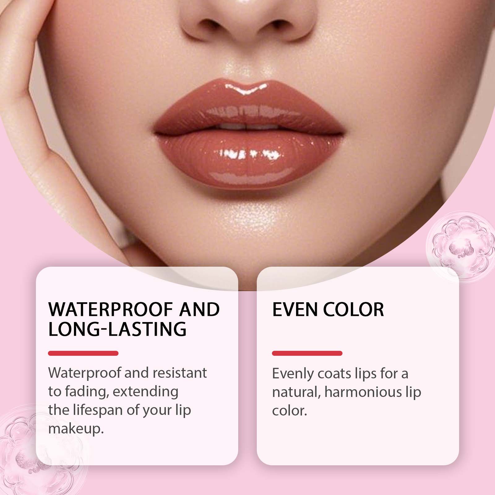 The Peel-Off Lip Gloss Naturally Shows Color, Has A Gentle Luster, Is Light And Non-Sticky, And Is Versatile And Portable