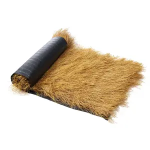 VEVOR Artificial Thatch Grass Roof, 1.3x 3.9 ft Tiki Bar Hut Thatch Roofing Roll, Waterproof Fire-Resistant, Palapa Tiki Roof Mat for Patio Pool Beach Tropical Hawaiian Party Dcor