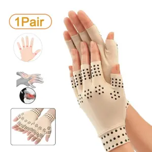 Magnetic Gloves for Arthritis Relief, Rheumatoid Conditions, Anti-Edema Swelling Reduction Compression for Rheumatoid Hand Pain, Health Support Gloves for Joint Comfort