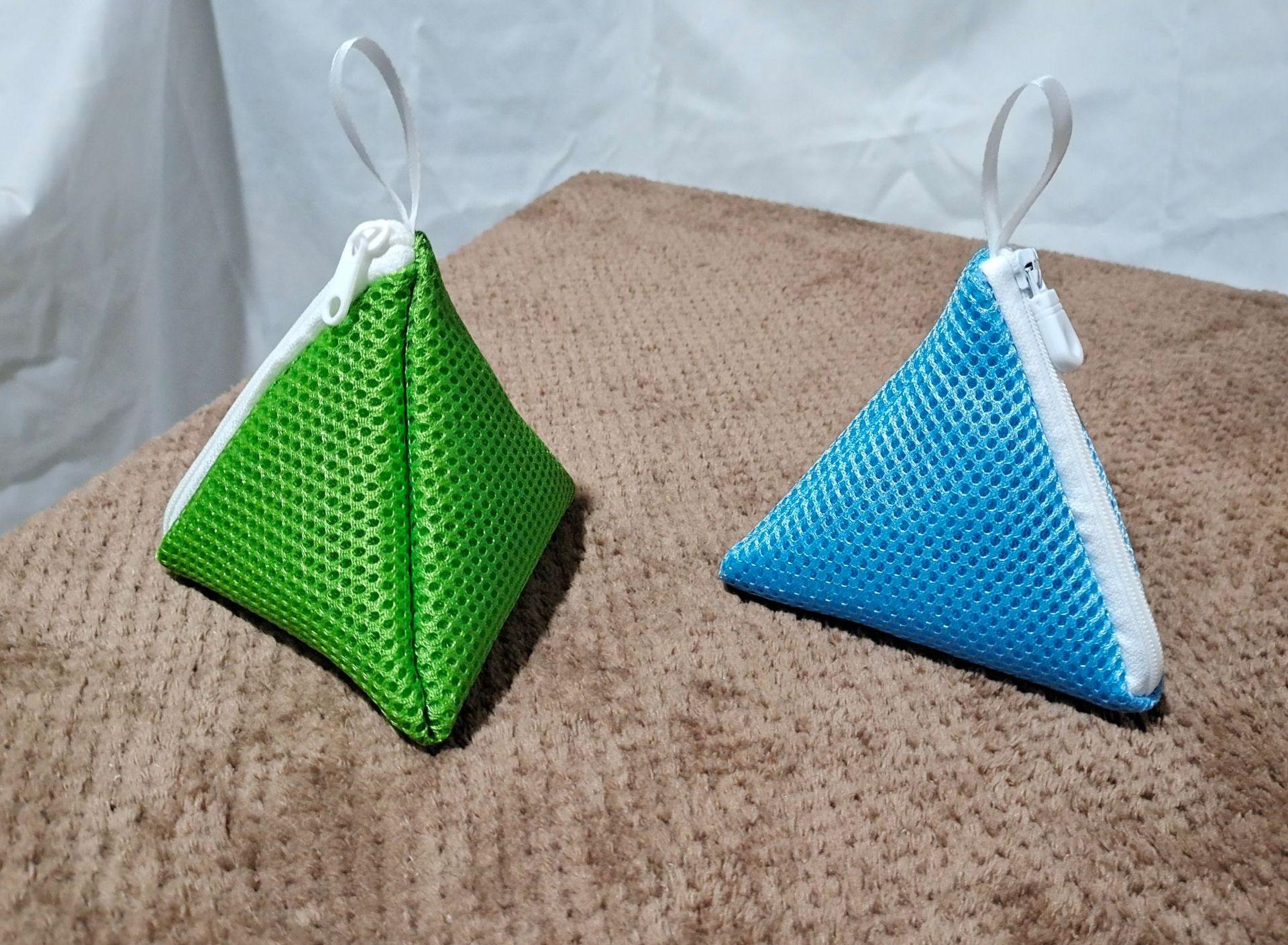 3PCS Multicolor Mini Mesh Laundry Bags Polyester Washing Bags for Washing Machine