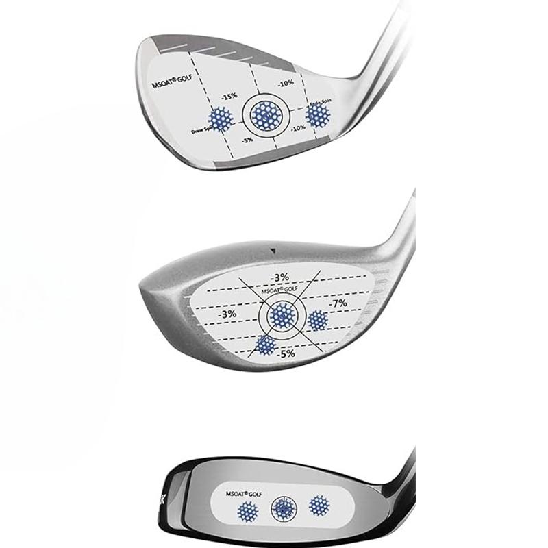 Golf Club Impact Sticker, 20pcs/100pcs/200pcs Useful Training Aid Improve Swing Accuracy, Golf Club Impact Sticker for Irons Wood Putters, Golf Accessories